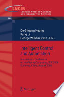 Intelligent Control and Automation