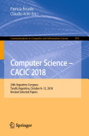 Computer Science – CACIC 2018