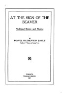 At the Sign of the Beaver Book