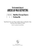 The Greenwood Library of American War Reporting: World War II, the Asian Theater & the Korean War