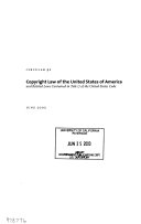 Copyright Law Of The United States Of America