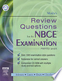 Mosby s Review Questions for the NBCE Examination  Parts I and II   E Book