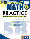 Singapore Math Practice Level 5B  Grade 6 Book
