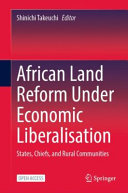 African Land Reform Under Economic Liberalisation Book