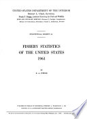 Fishery Statistics of the United States Book