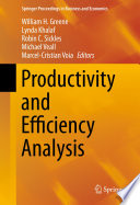 Productivity and Efficiency Analysis Book