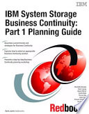 IBM System Storage Business Continuity  Part 1 Planning Guide Book