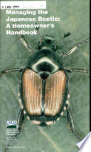 Managing the Japanese Beetle Book