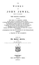 The Parker Society for the Publication of the Works of the Fathers and Early Writers of the Reformed English Church