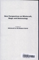 New Perspectives on Witchcraft, Magic, and Demonology: Witchcraft in the British Isles and New England