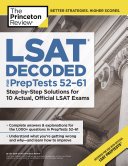 LSAT Decoded  PrepTests 52 61 