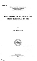 Bibliography of Petroleum and Allied Substances in 1915-