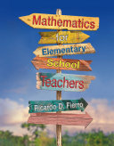 Mathematics for Elementary School Teachers Book
