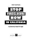Stop Foreclosure Now in California