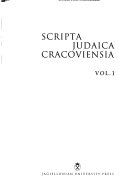 Scripta Judaica Cracoviensia