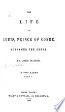 The Life of Louis, Prince of Condé