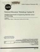 National Educators' Workshop: Update 1996