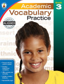 Academic Vocabulary Practice, Grade 3