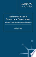 Referendums And Democratic Government