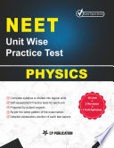 NEET Physics   Unit wise Practice Test Papers Book PDF