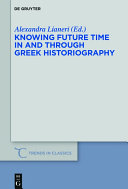 Knowing Future Time In and Through Greek Historiography