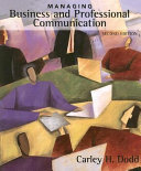 Managing Business and Professional Communication