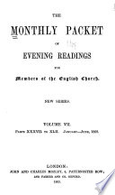Monthly Packet of Evening Readings for Members of the English Church (earlier 