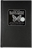 Premium Black Paper Sketchbook Book