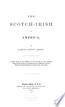 The Scotch Irish in America