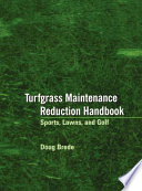 Turfgrass Maintenance Reduction Handbook Book PDF