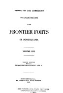 Prefatory note. The Indian forts of the Blue Mountains. By H. M. Richards. The frontier forts within the north and west branches of the Susquehanna River. By J. M. Buckalew. The frontier forts within the Wyoming valley region. By S. Reynolds. The frontier forts in the Cumberland and Juniata valleys. By J. G. Weiser