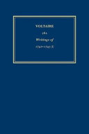 The complete works of Voltaire