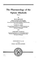 The Pharmacology of the opium alkaloids v. 2