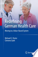 Redefining German Health Care Book