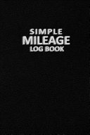 Simple Mileage Log Book