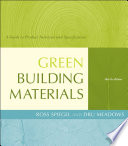 Green Building Materials Book