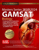 2023-2024 Masters Series GAMSAT Biology Preparation by Gold Standard