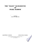 The  Magic  Background of Pearl Harbor Book