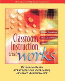 Classroom Instruction that Works Book