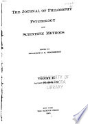 The Journal of Philosophy  Psychology and Scientific Methods