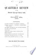 Quarterly Review of the Methodist Episcopal Church  South
