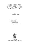 Handbook for History Teachers in West Africa