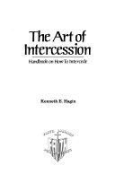 The Art of Intercession Book