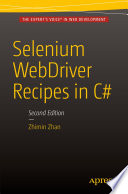 Selenium Webdriver Recipes In C 
