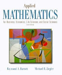 Cover of Applied Mathematics for Business, Economics, Life Sciences, and Social Sciences