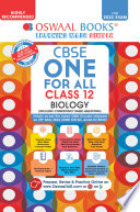 Oswaal CBSE One for All  Biology  Class 12  For 2023 Exam  Book