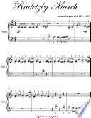 Radetzky March Beginner Piano Sheet Music