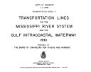 Transportation Lines on the Mississippi River System and the Gulf Intracoastal Waterway