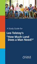 A Study Guide for Leo Tolstoy's 