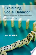 Explaining Social Behavior Book
